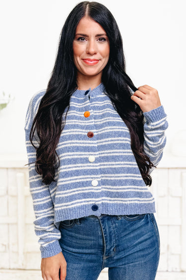 Whisper In The Wind Stripe Sweater - 2 Colors!