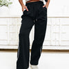Finish Line Stripe Pants - Black
