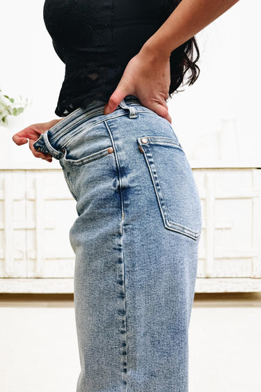 Southern Breeze By Judy Blue - Double Waistband Barrel Jeans