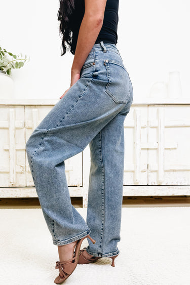 Southern Breeze By Judy Blue - Double Waistband Barrel Jeans