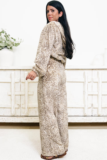 Fierce Comfort Leopard Wide Leg Pants - 2 Colors!