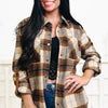 Cozy Brushed Plaid Shacket - 3 Colors!