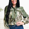 Time Well Spent Scarf Floral Top - 2 Colors!