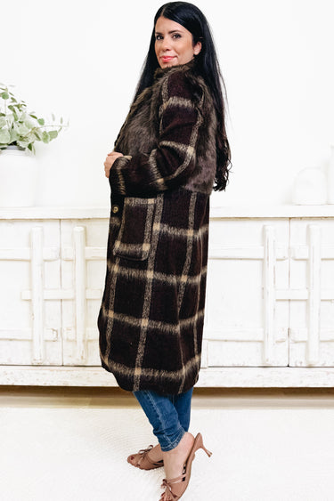 Adoring You Plaid Jacket
