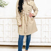 Office Talk Quilted Trench Coat - 2 Colors!