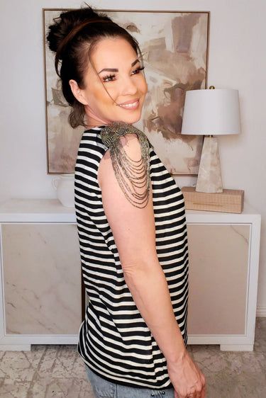 Little Extra Love Stripe Top
