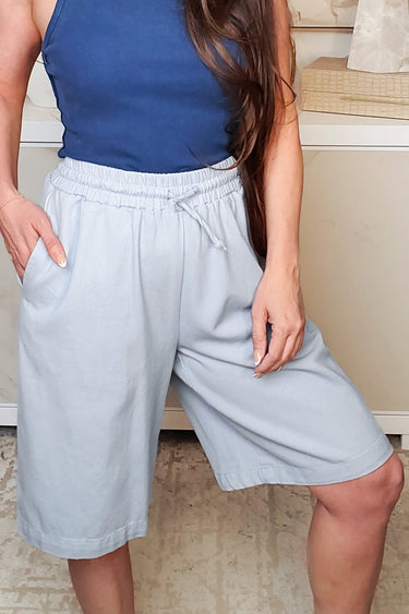 Always With You Shorts - Light Blue