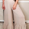 Sheered To Shine Pants - Beige