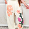 Artisan Bloom Floral Pants - Ivory