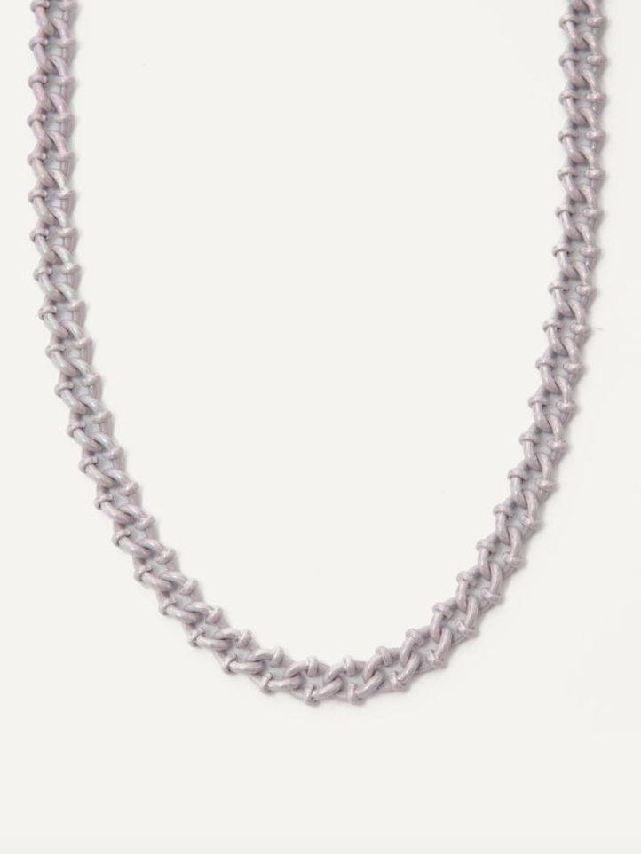 Just A Girl Necklace - Shimmer Lavender Mist