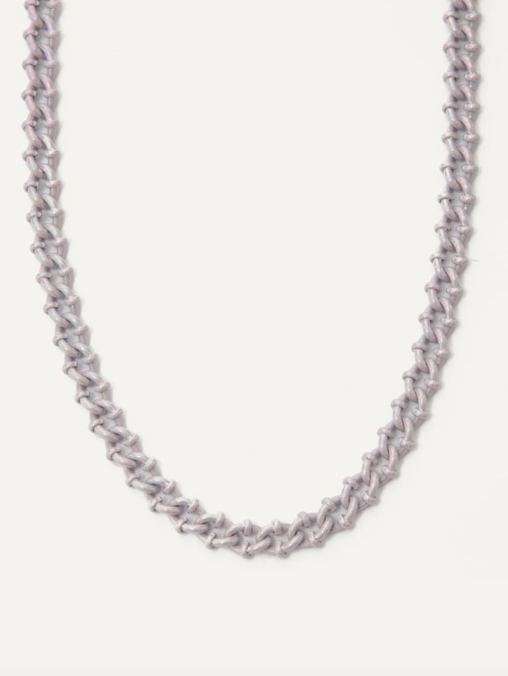 Just A Girl Necklace - Shimmer Lavender Mist