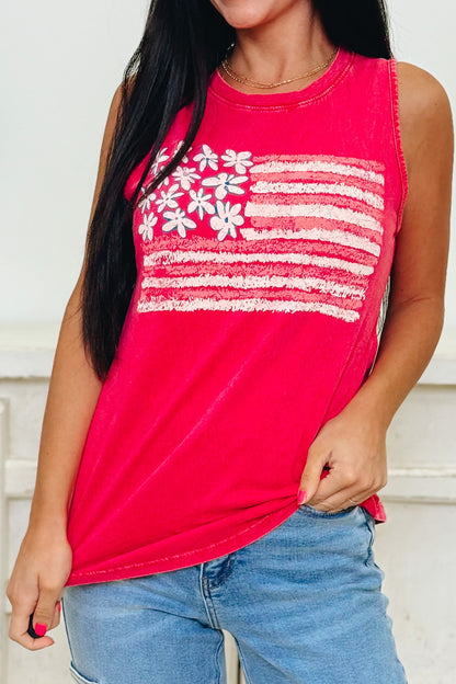 American Flag Graphic Tank Top - 4 Colors!