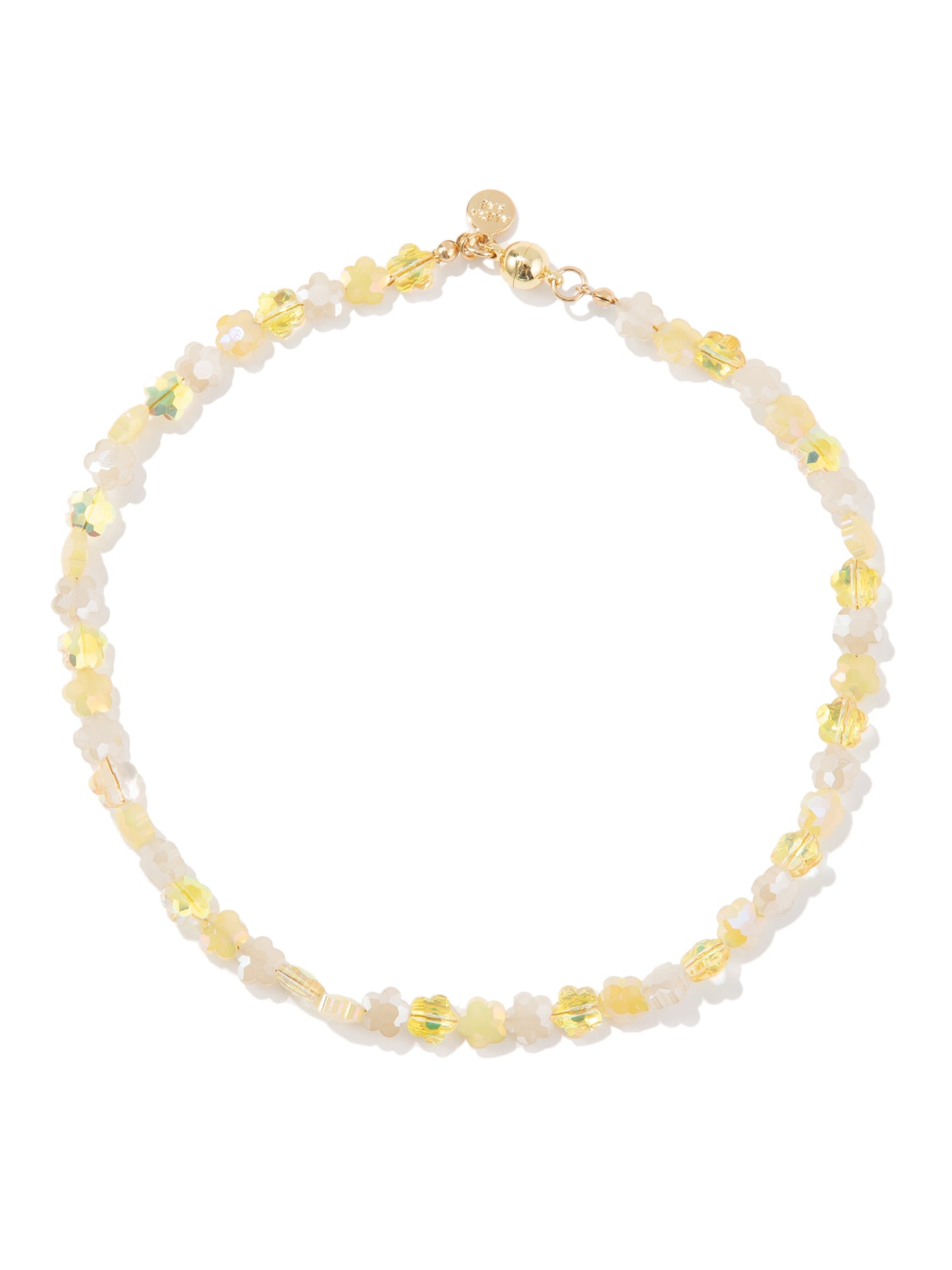 Sunflower Glow Necklace - Buttercream