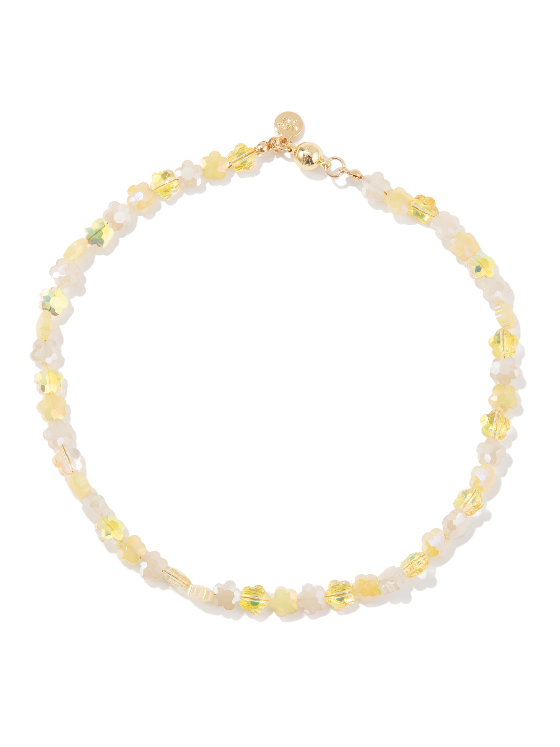 Sunflower Glow Necklace - Buttercream