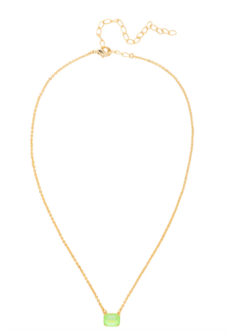 Sorrelli Octavia Single Crystal Pendant Necklace - Multiple Colors!