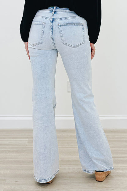 Valley Girl By Mica - High Rise Flare Jeans