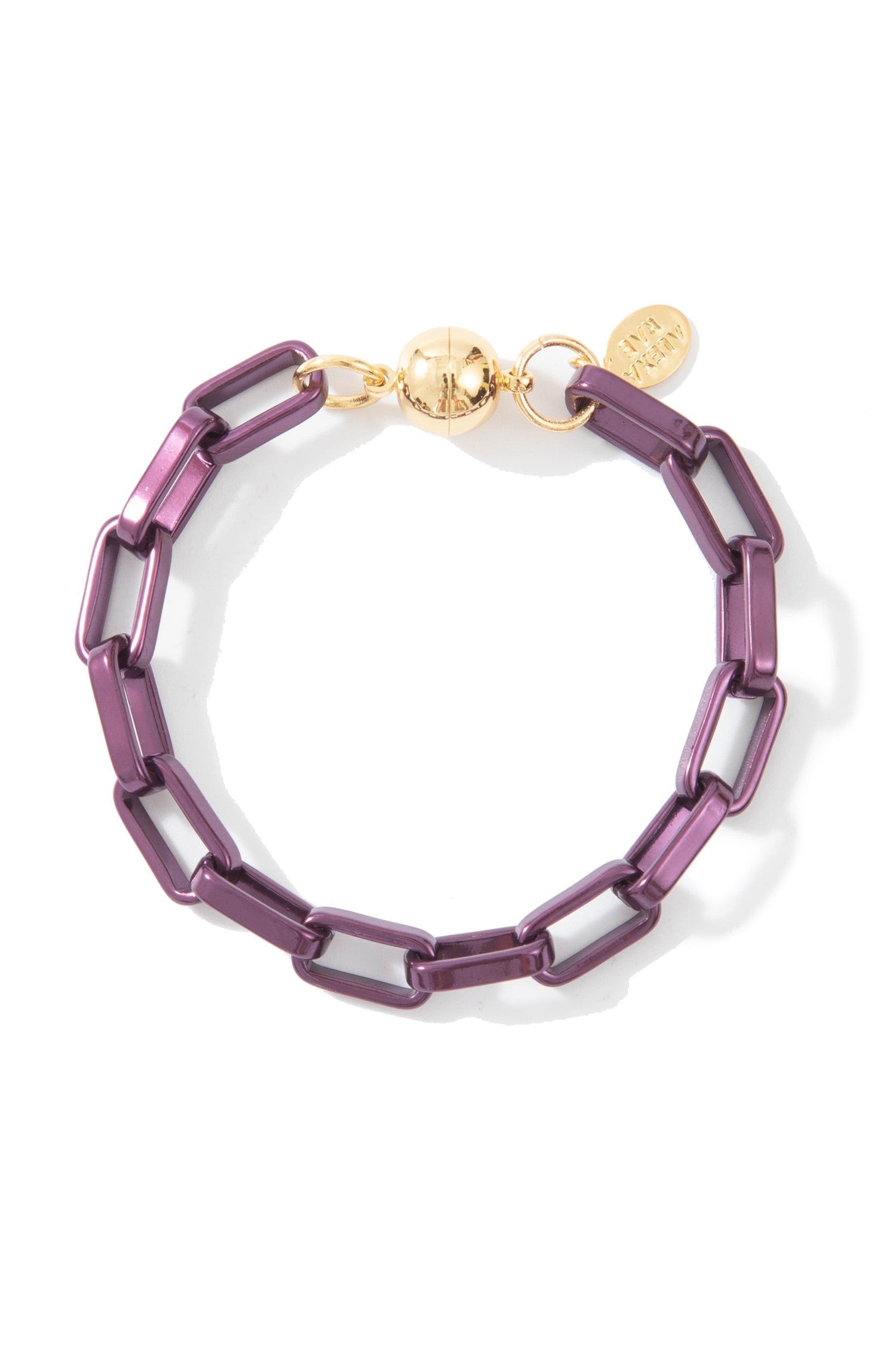 Gravity Bracelet - Liquid Metallic Plum