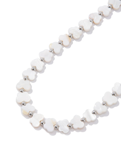 Twilight Butterfly Necklace - Pearl