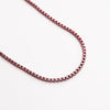 Freestyle Necklace - Metallic Burgundy