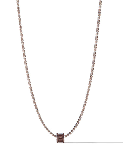 Bohemian Royale Necklace - Metallic Truffle