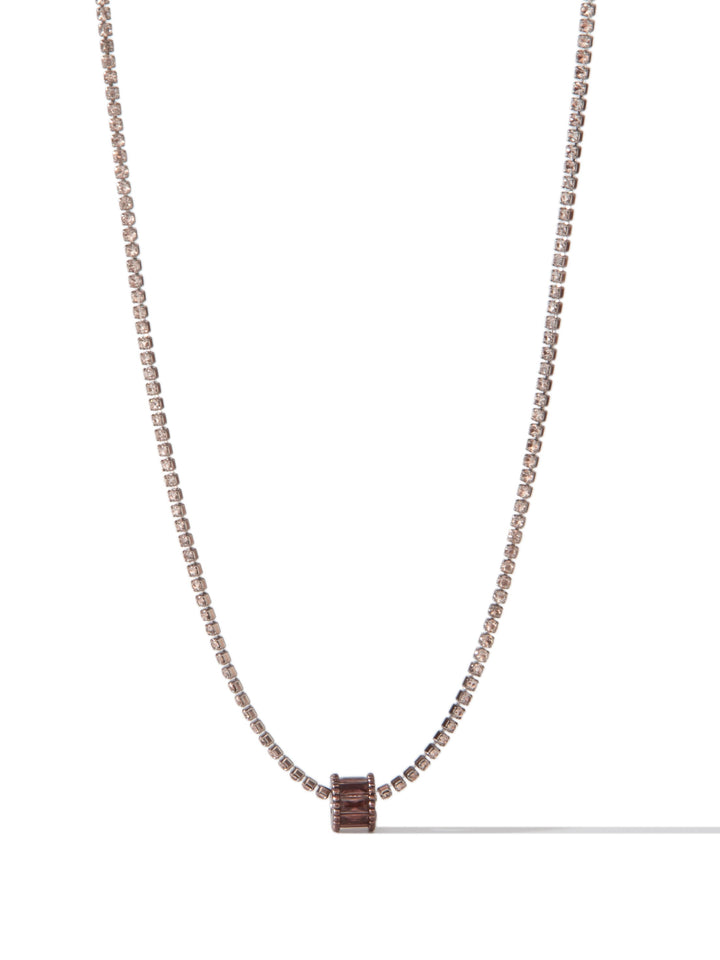 Bohemian Royale Necklace - Metallic Truffle