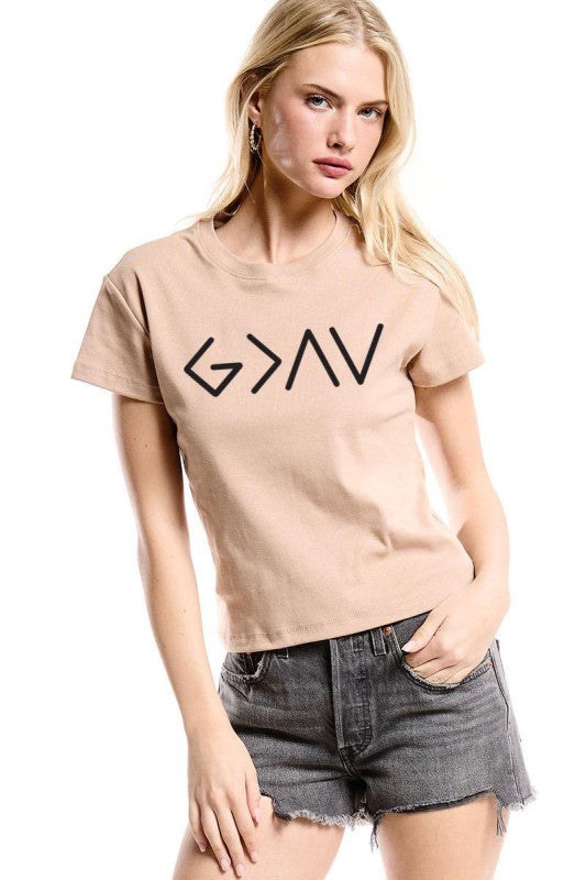God Is Greater Graphic Tee - 4 Colors!