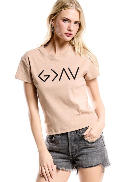 God Is Greater Graphic Tee - 4 Colors!
