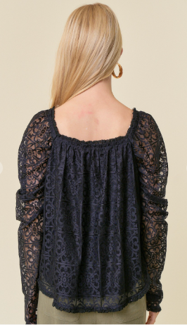Delicate Dream Lace Top - 2 Colors!