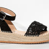 Paisley Wedges - Black