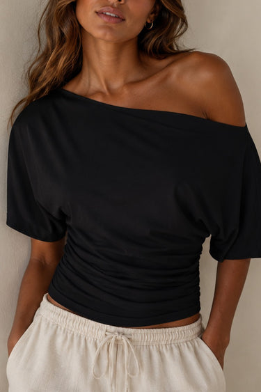 The Bold Shoulder Top - 2 Colors!