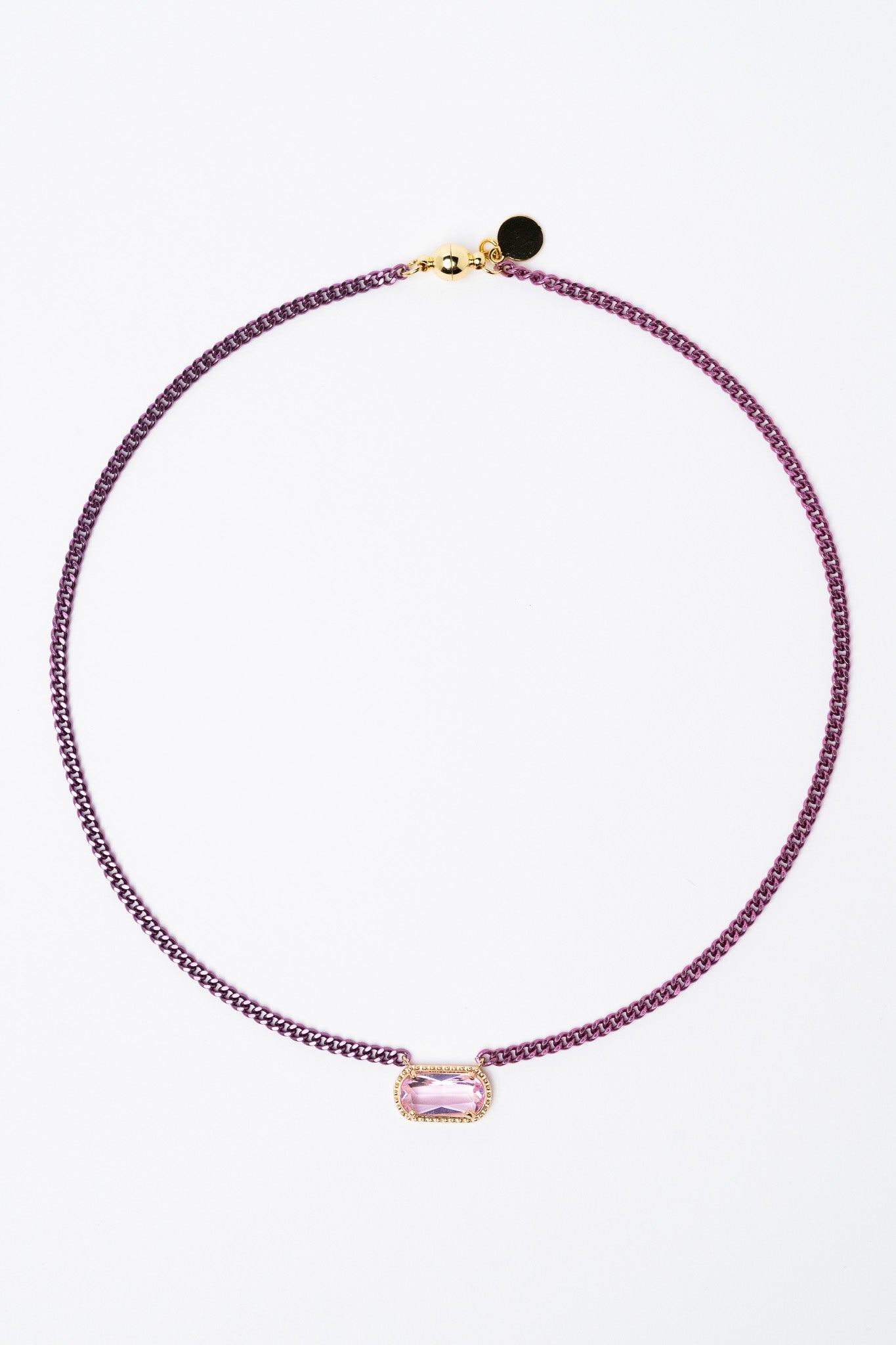 Aubrey Necklace - Metallic Peony