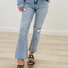 Turn It Up By Mica - High Rise Bootcut Acid Wash Jeans - Acid Cloud