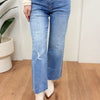 Hold Us Together By Mica - Mid Rise Tummy Control Wide Leg Jeans