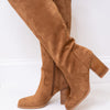 Corky's Hot Date Boots - Chocolate Faux Suede