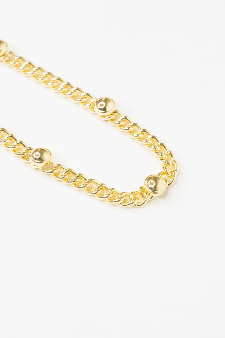 Paraiso Beach Necklace - Metallic Vanilla