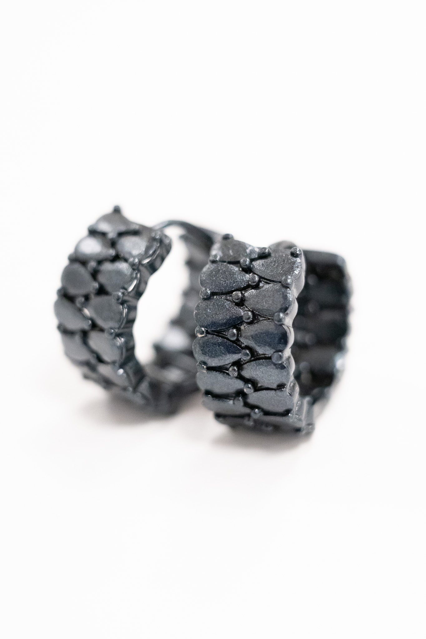 Let You Love Me Earrings - Metallic Graphite
