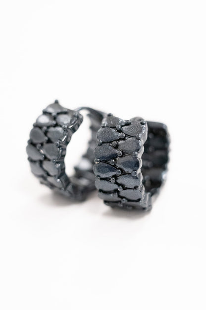 Let You Love Me Earrings - Metallic Graphite