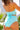 Somewhere On A Beach Neon Aqua Midi Ruched Bottoms