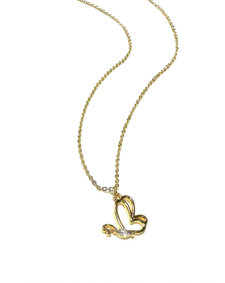 BB Lila Sweet Butterfly Necklace