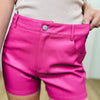 The Rebel Faux Leather Shorts - 2 Colors!