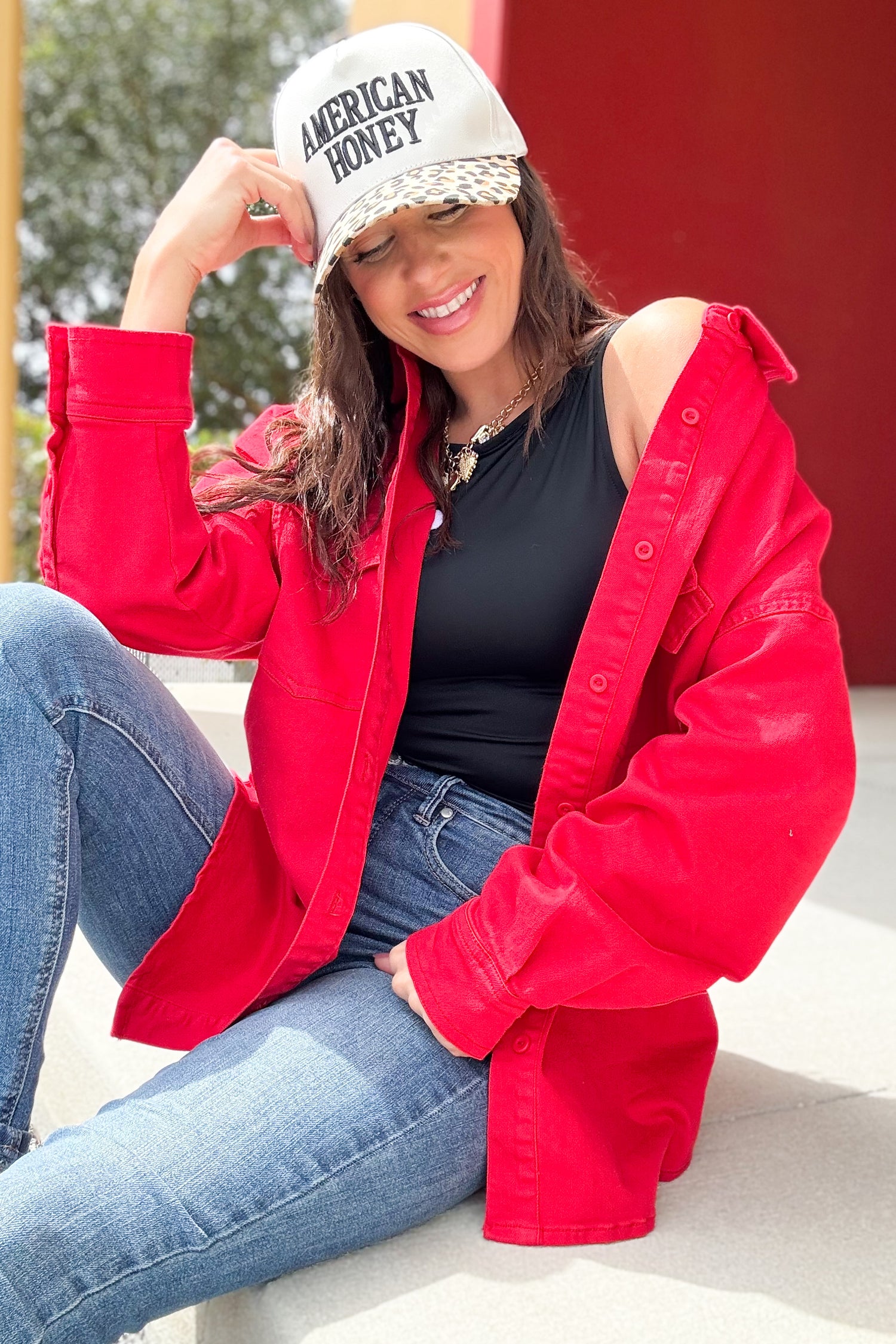 Risen Scenic Route Jacket - Scarlet