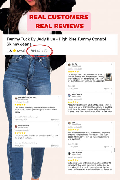 Tummy Tuck By Judy Blue - High Rise Tummy Control Skinny Jeans