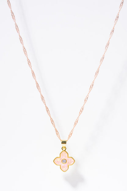 Quiet Meadow Necklace - Metallic Whisper