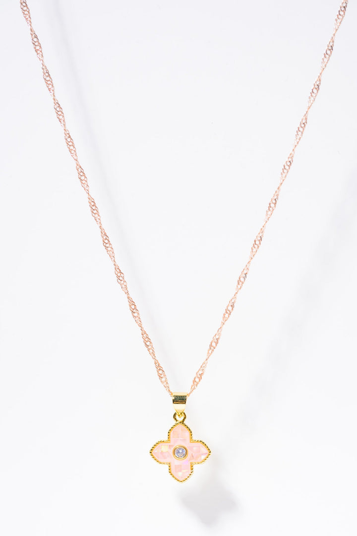 Quiet Meadow Necklace - Metallic Whisper
