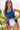 Deep Blue Ribbed High Waisted Bottoms