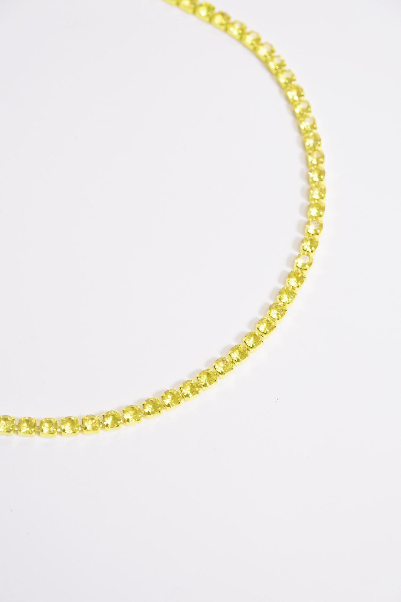 Mini Ava Necklace - Metallic Lemonade