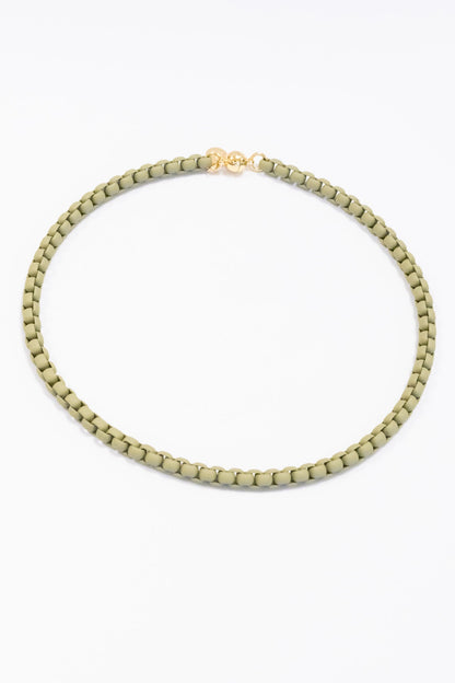 Katerina Necklace - Matte Khaki