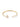 Night Love Bracelet - Gold White