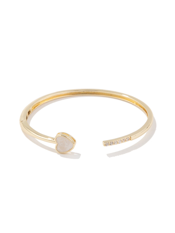 Night Love Bracelet - Gold White