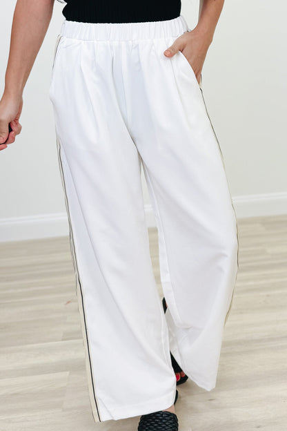 Side Tracked Pants - 3 Colors!